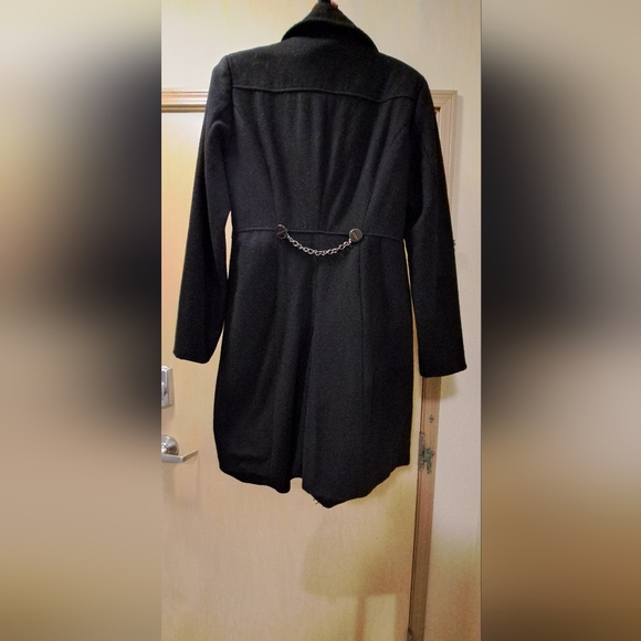 Classic black peacoat. Size 4. Brand Kenneth Cole New York. - Picture 2 of 5
